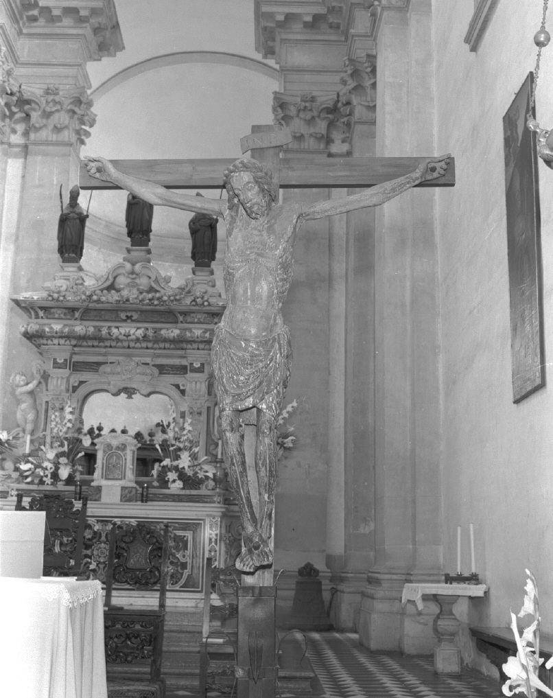 Cristo crocifisso (crocifisso) - ambito veneto (fine/inizio secc. XIV/ XV)