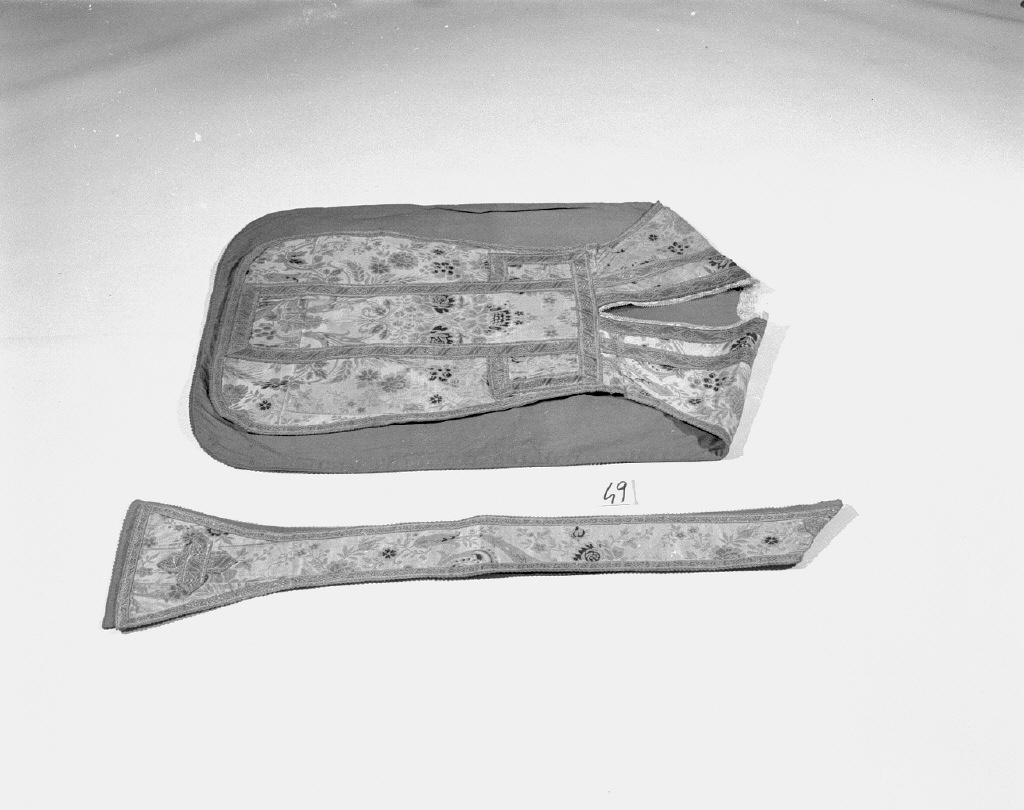 stola - manifattura Italia centro-settentrionale (seconda metà sec. XIX)