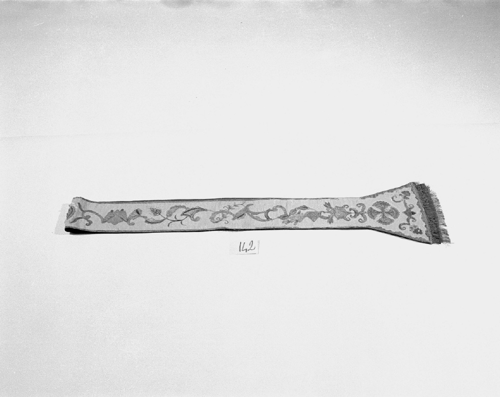 stola - manifattura Italia centro-settentrionale (prima metà sec. XVIII)