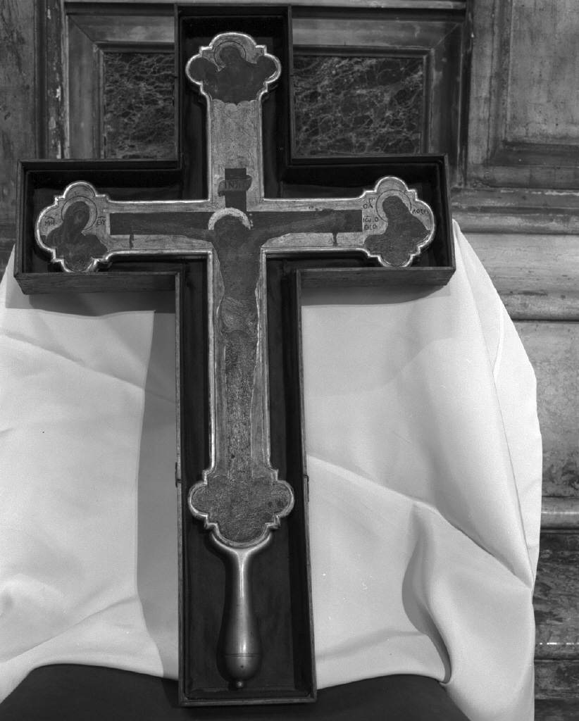 croce processionale - bottega bizantina (seconda metà sec. XVI)