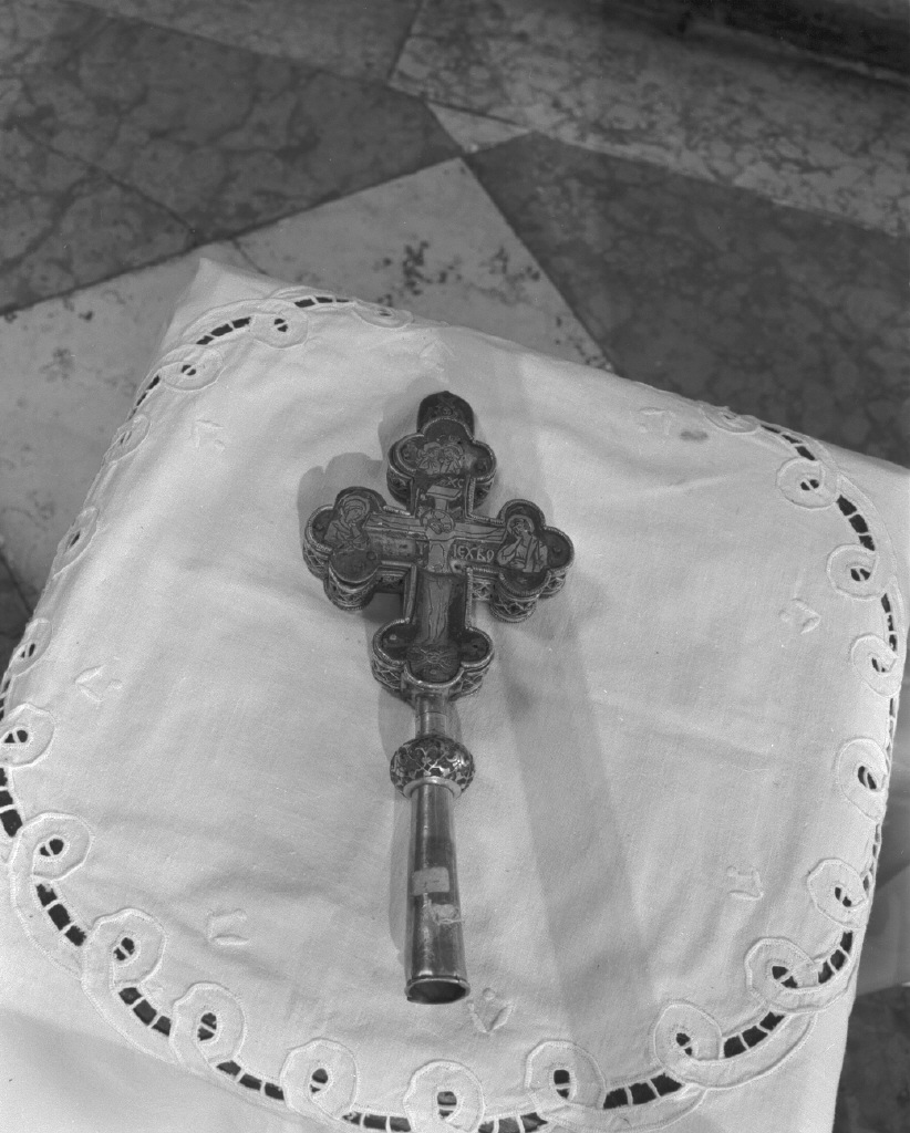 croce processionale - bottega bizantina (sec. XVI)