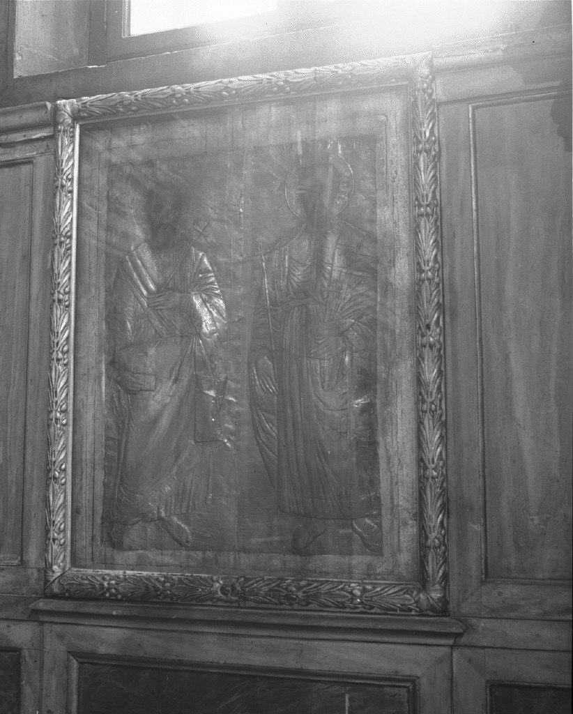 Santi (coperta di immagine sacra) - bottega veneziana (sec. XVIII)