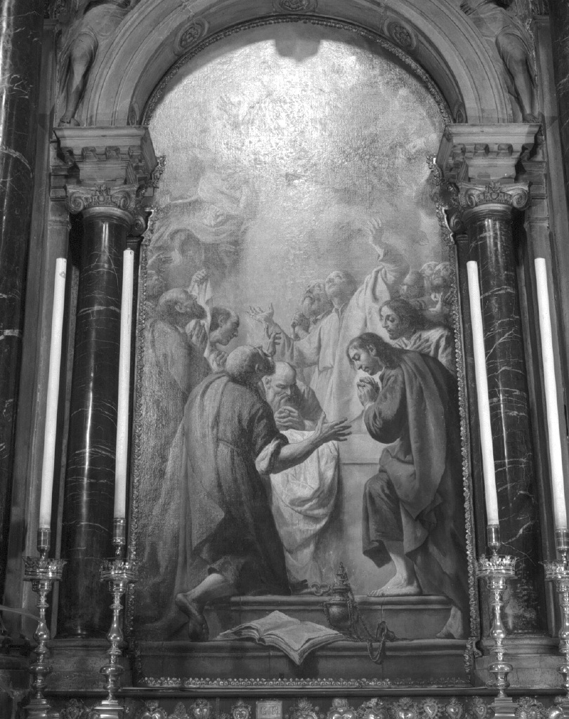 assunzione della Madonna (pala d'altare) di Angeli Giuseppe (sec. XVIII)