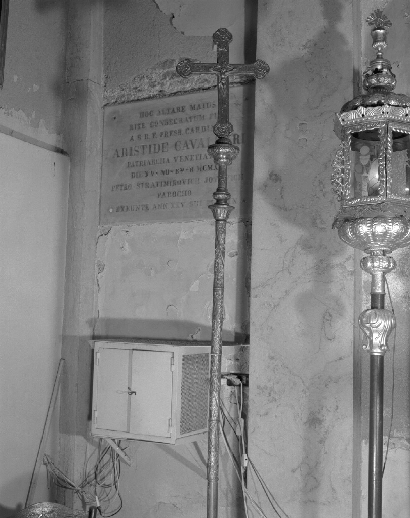 croce processionale - ambito veneto (prima metà sec. XIX)