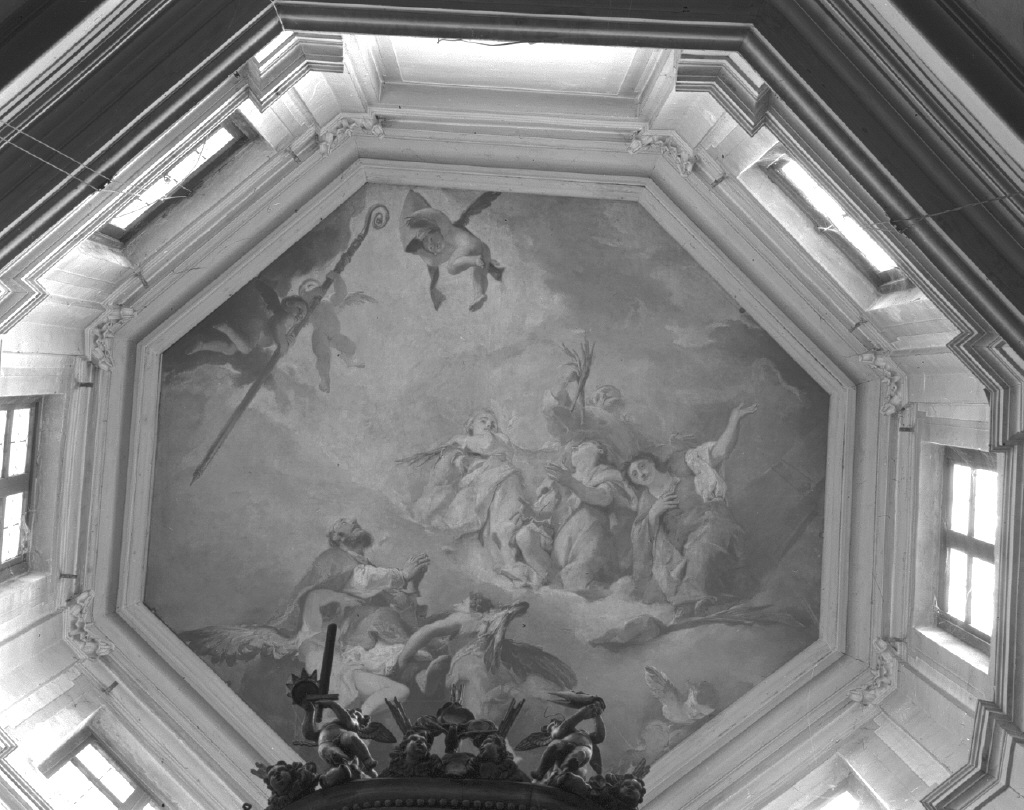 glorificazione di san Massimo (dipinto) di Segala Giovanni (fine/inizio secc. XVII/ XVIII)