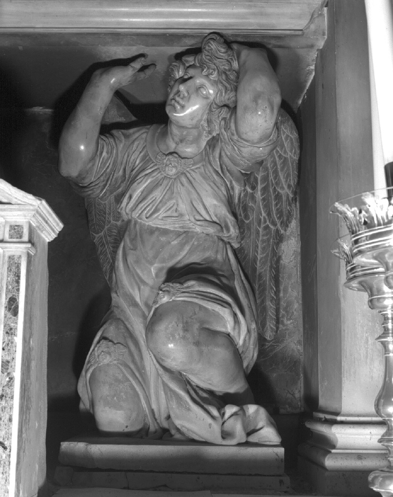 angelo (scultura, elemento d'insieme) - ambito veneto (sec. XVII)