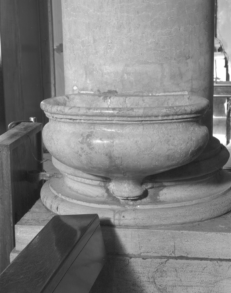 acquasantiera - ambito veneto (prima metà sec. XVIII)