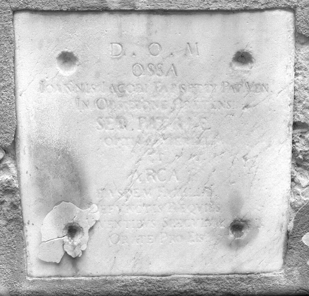 lapide - bottega veneta (sec. XVIII)