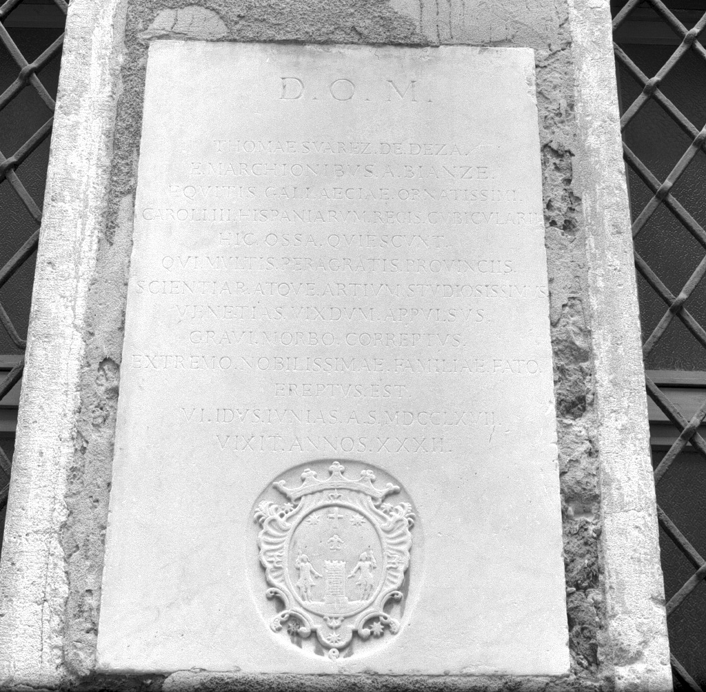 lapide - ambito veneto (sec. XVIII)