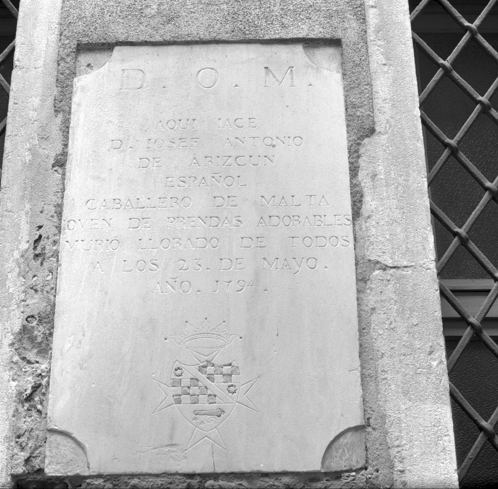 lapide - ambito veneto (sec. XVIII)