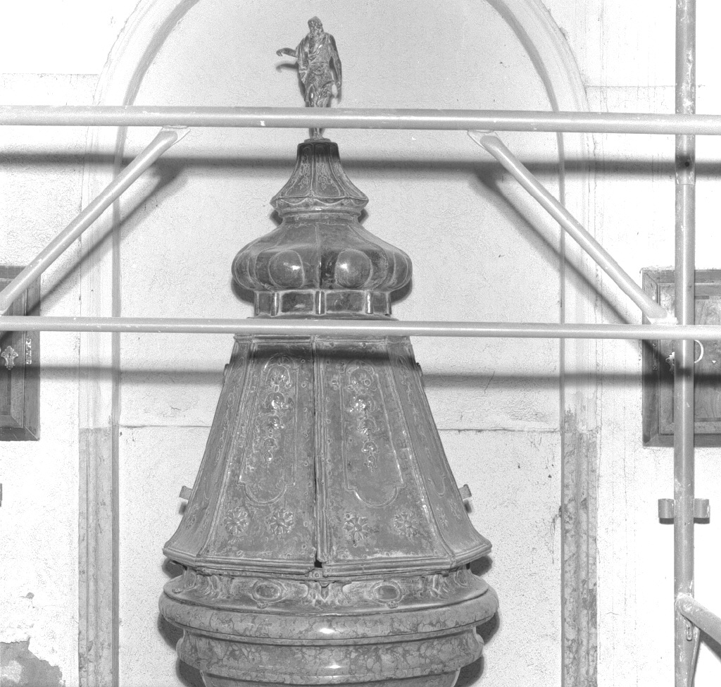 coperchio del fonte battesimale - bottega veneta (prima metà sec. XVIII)