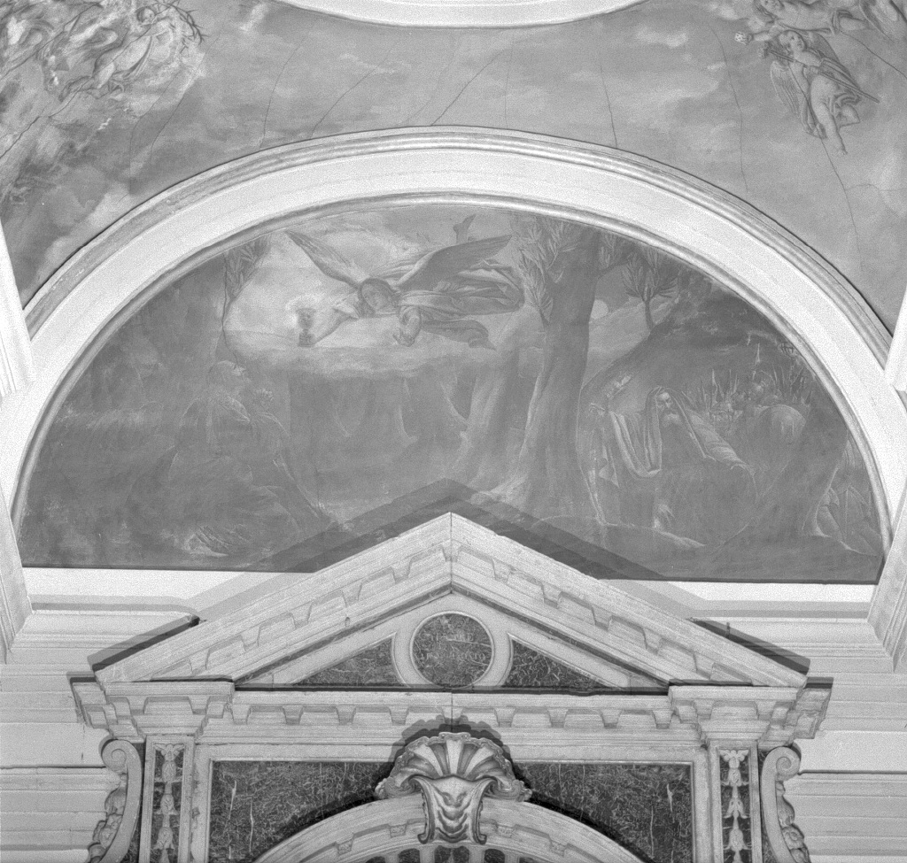 orazione di Cristo nell'orto di Getsemani (lunetta) di Santi Sebastiano (sec. XIX)