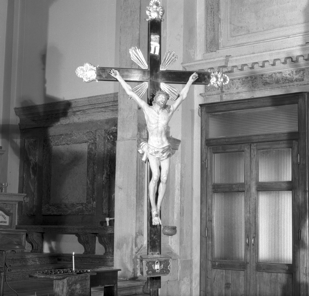 croce processionale - ambito veneto (prima metà sec. XVIII)