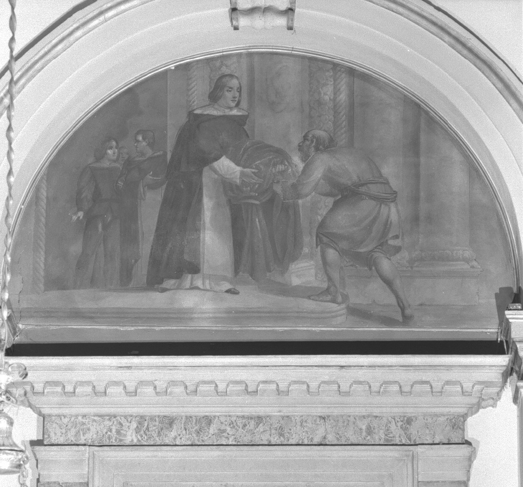 San Martino vescovo (lunetta) di Santi Sebastiano (sec. XIX)