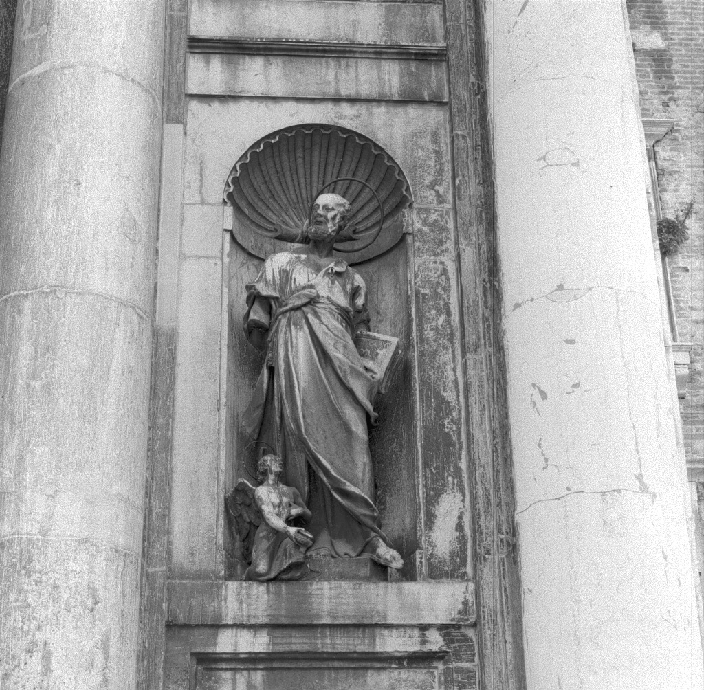 San Matteo Evangelista (statua) di Groppelli Marino (sec. XVIII)