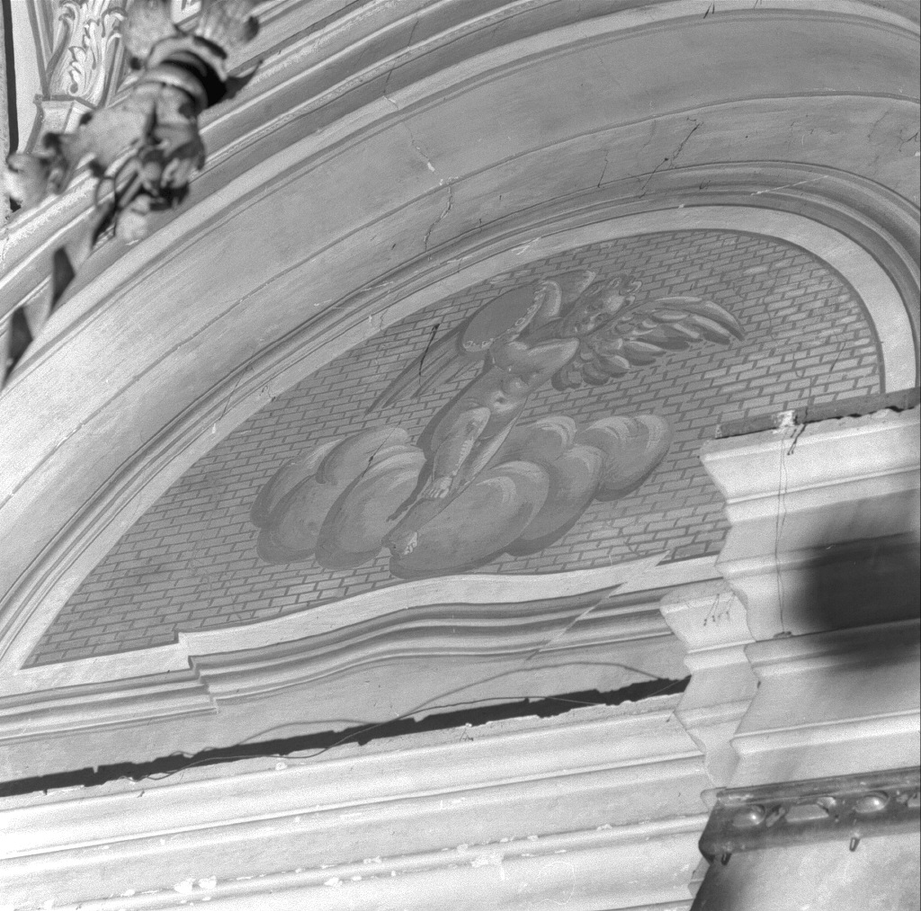 putto alato (dipinto) - ambito veneto (sec. XVIII)