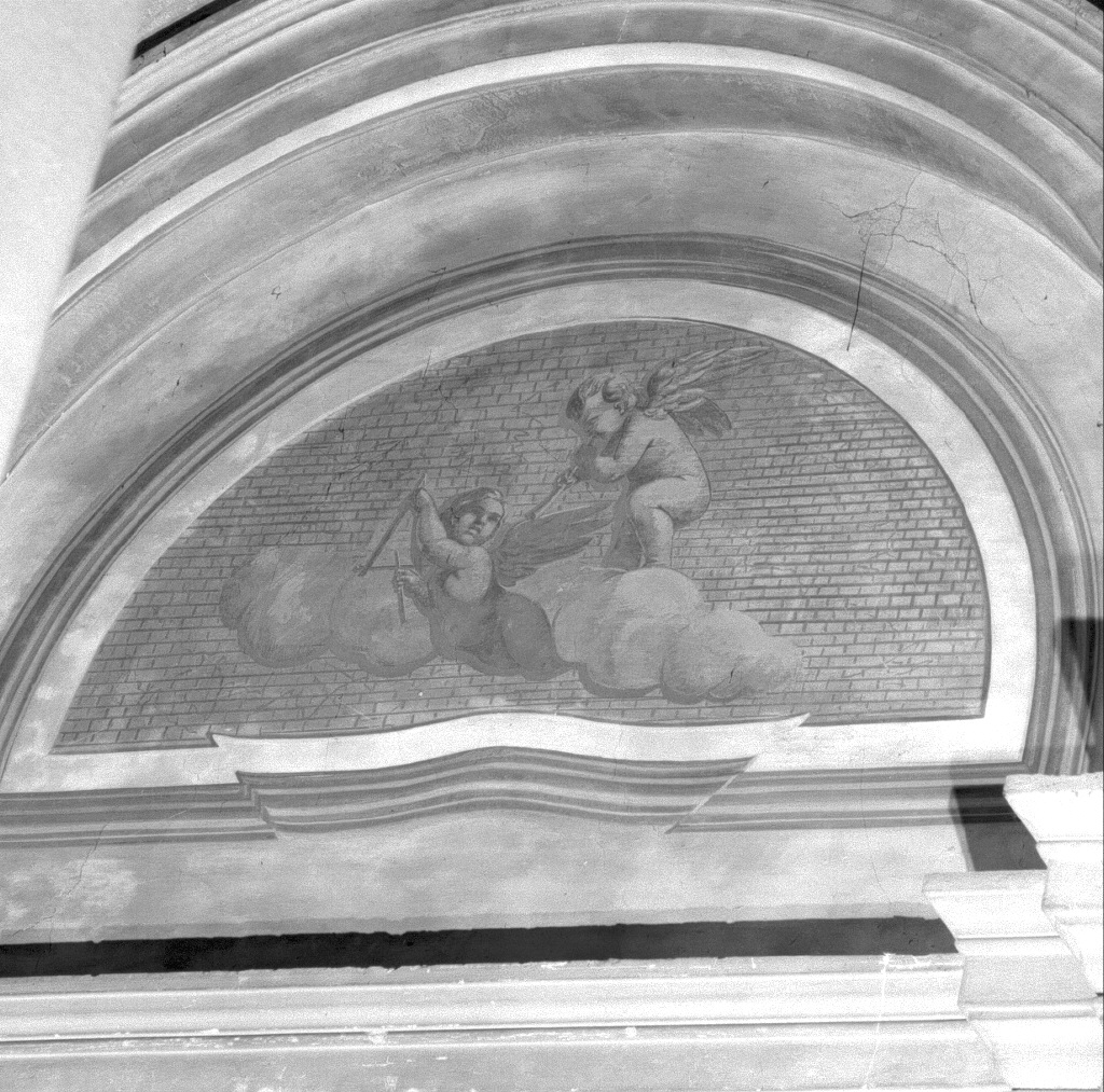 angeli musicanti (dipinto) - ambito veneto (sec. XVIII)