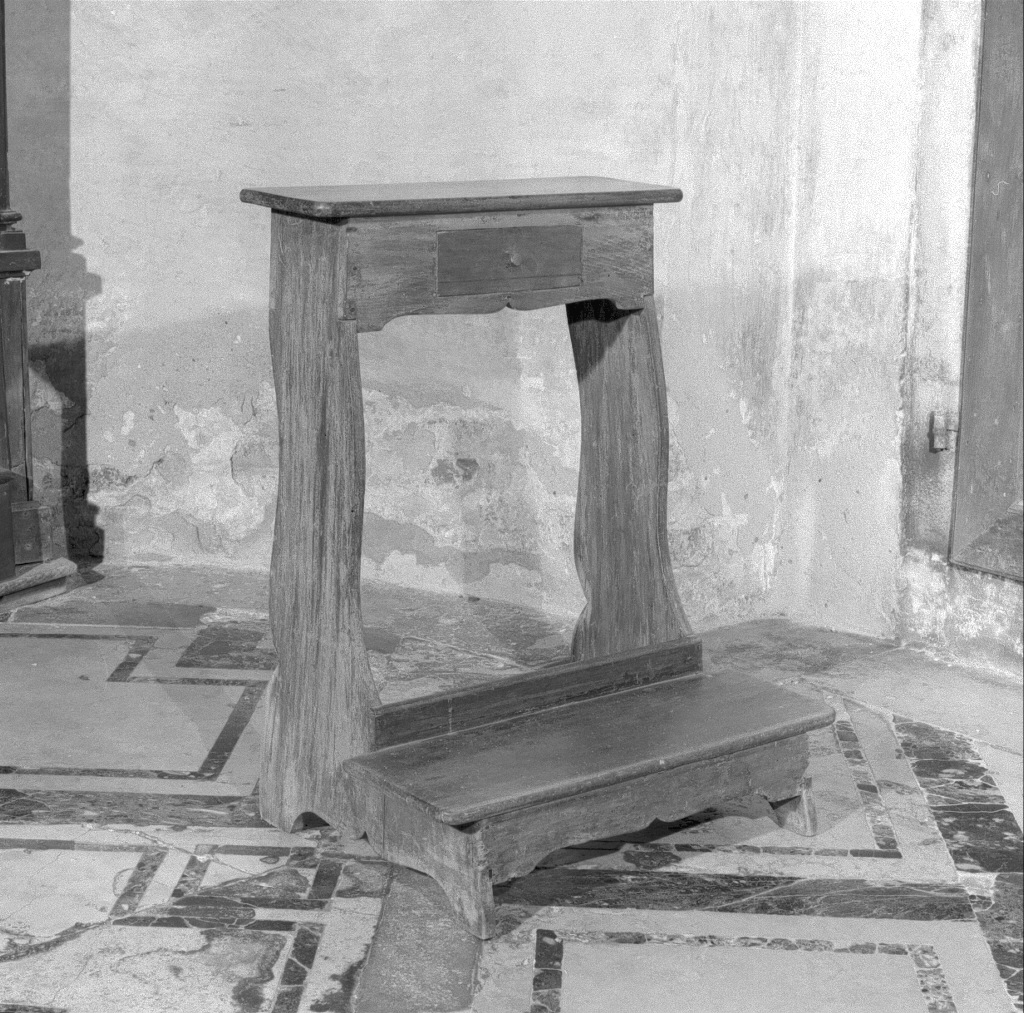 inginocchiatoio - bottega veneta (prima metà sec. XIX)