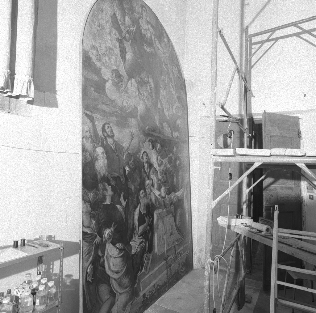 assunzione della Madonna (dipinto) di Robusti Jacopo detto Tintoretto (sec. XVI)