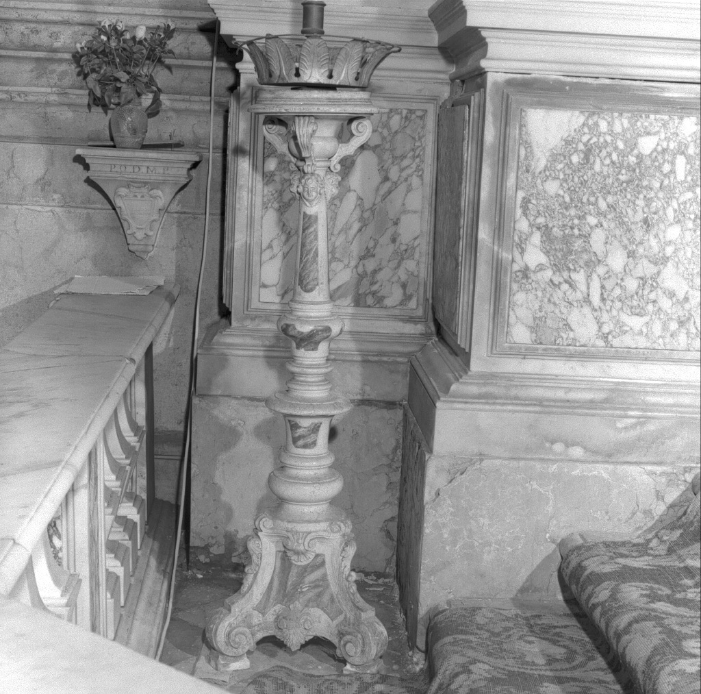 candeliere - bottega veneta (sec. XVIII)