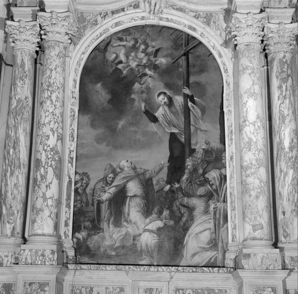 Predica di San Francesco Saverio, San Francesco Saverio (dipinto) di Liberi Pietro (metà sec. XVII)