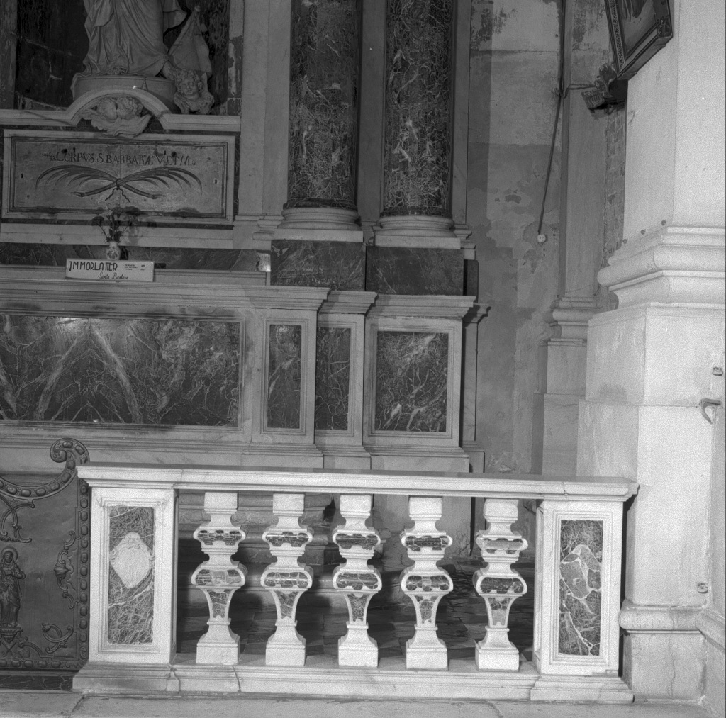 balaustrata, elemento d'insieme - ambito veneto (metà sec. XVIII)