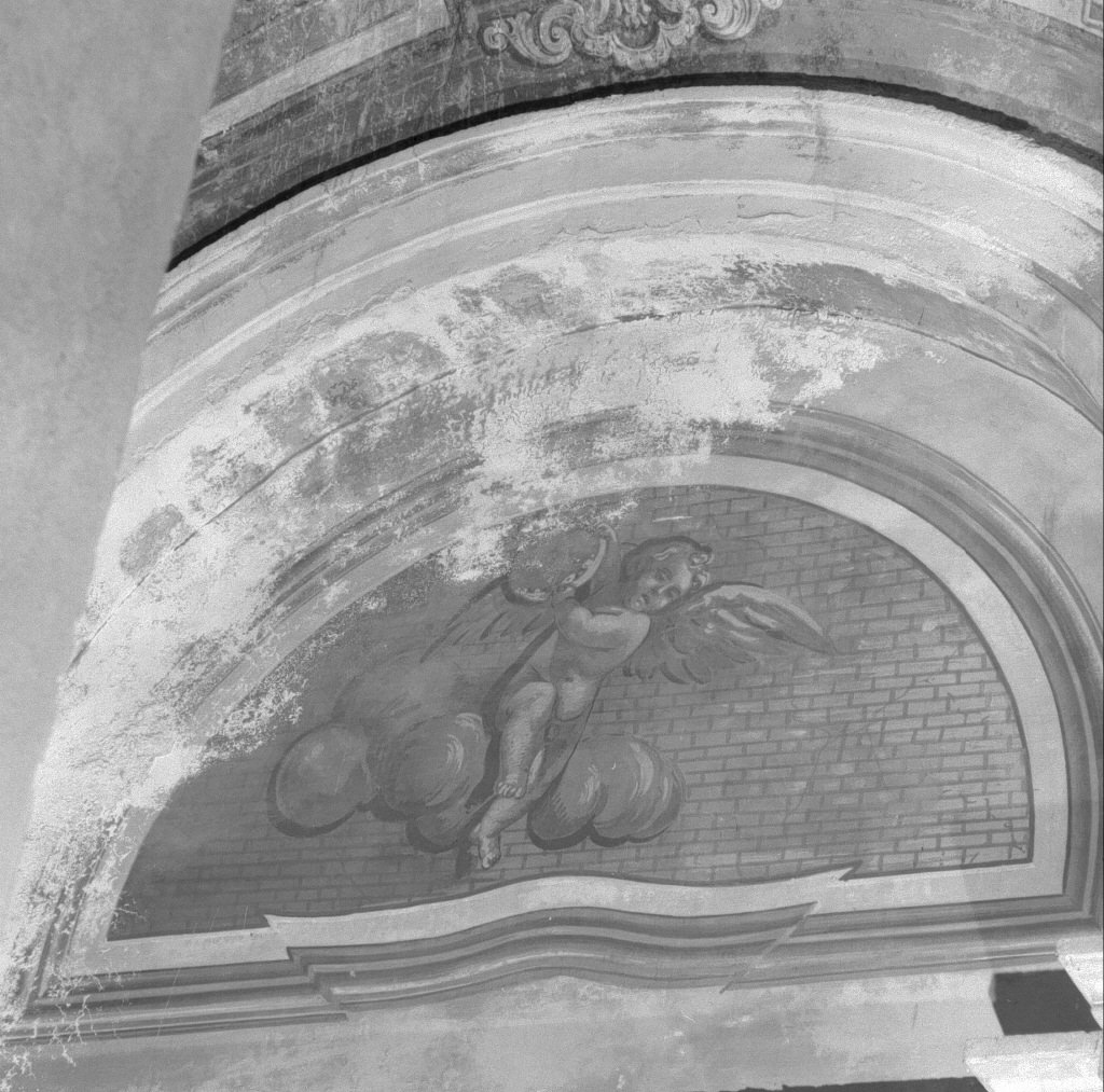 putto alato (dipinto) - ambito veneto (metà sec. XVIII)