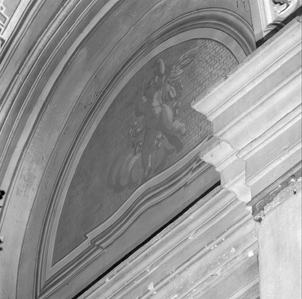 putto alato (dipinto) - ambito veneto (metà sec. XVIII)