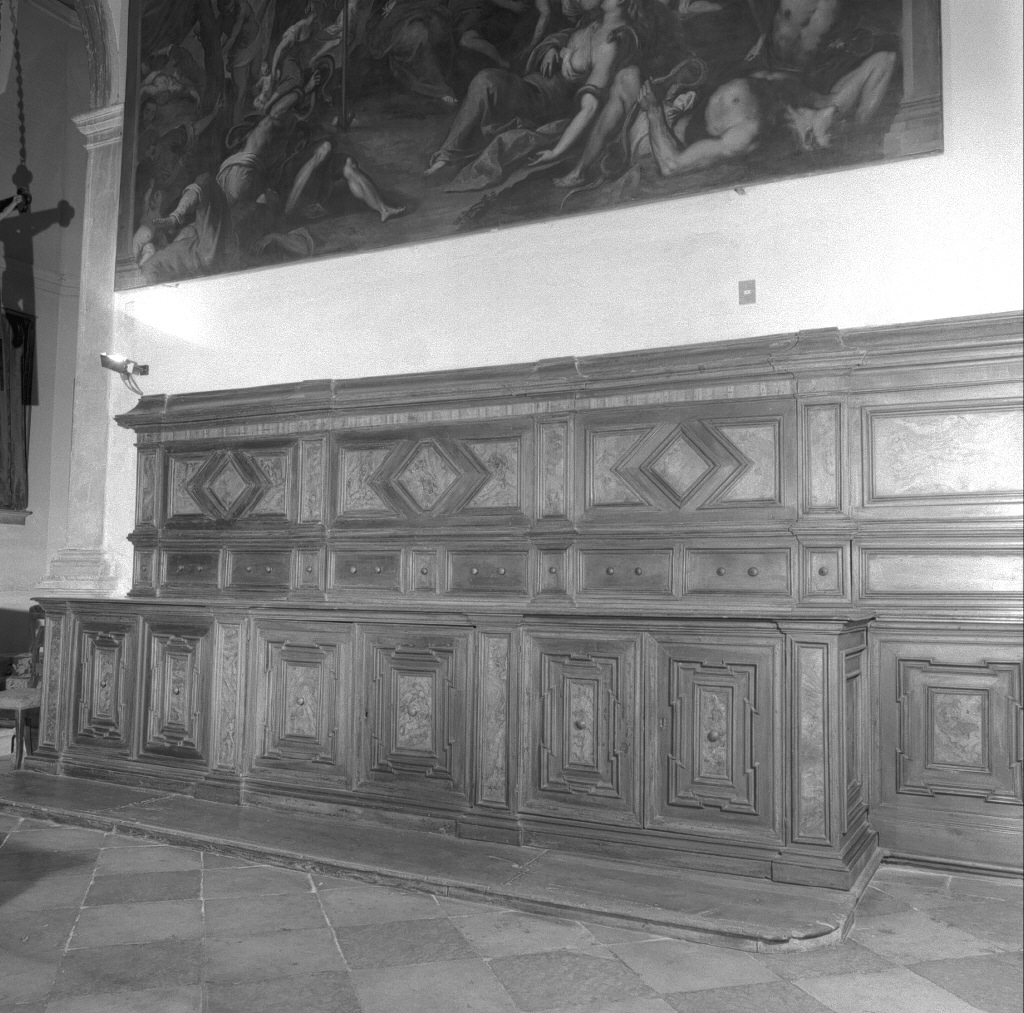 mobile da sacrestia - bottega veneta (sec. XVI)