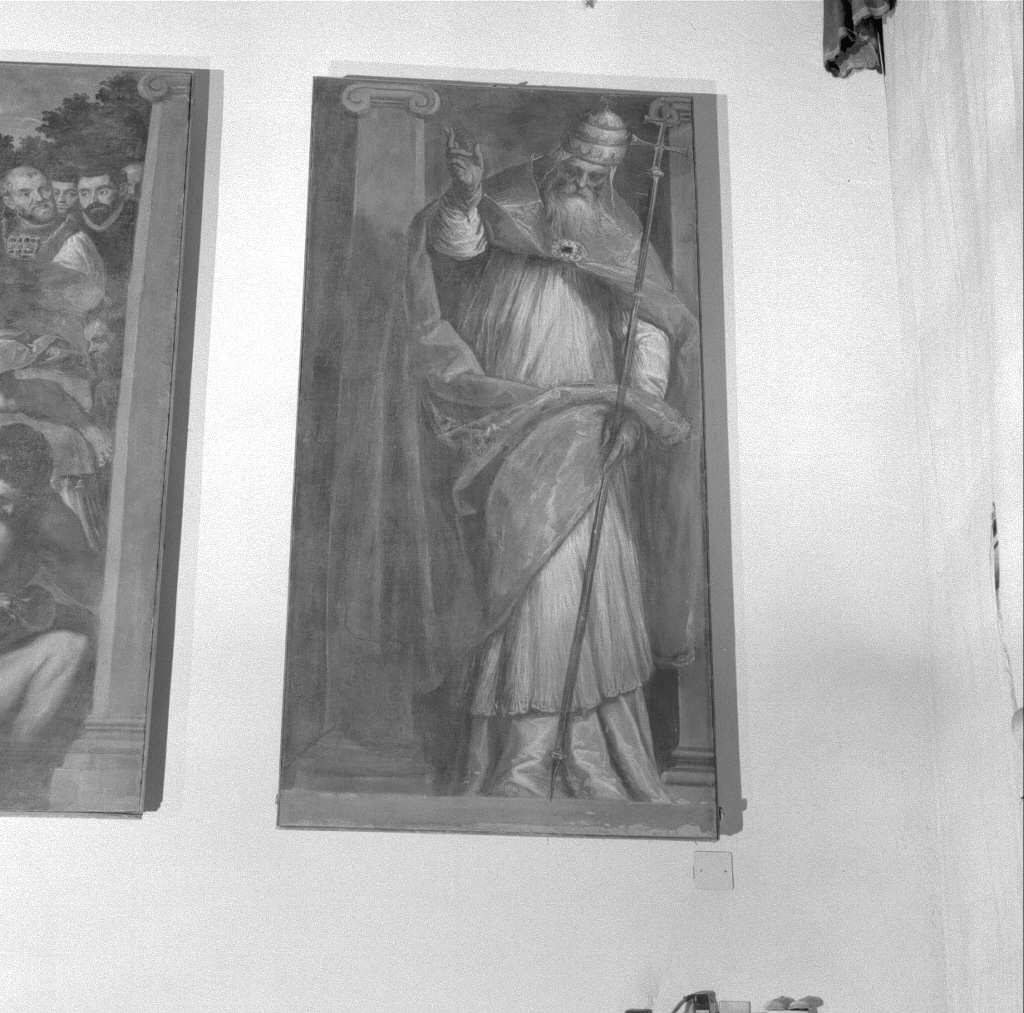 San Cleto (dipinto) di Negretti Jacopo detto Palma il Giovane (sec. XVI)