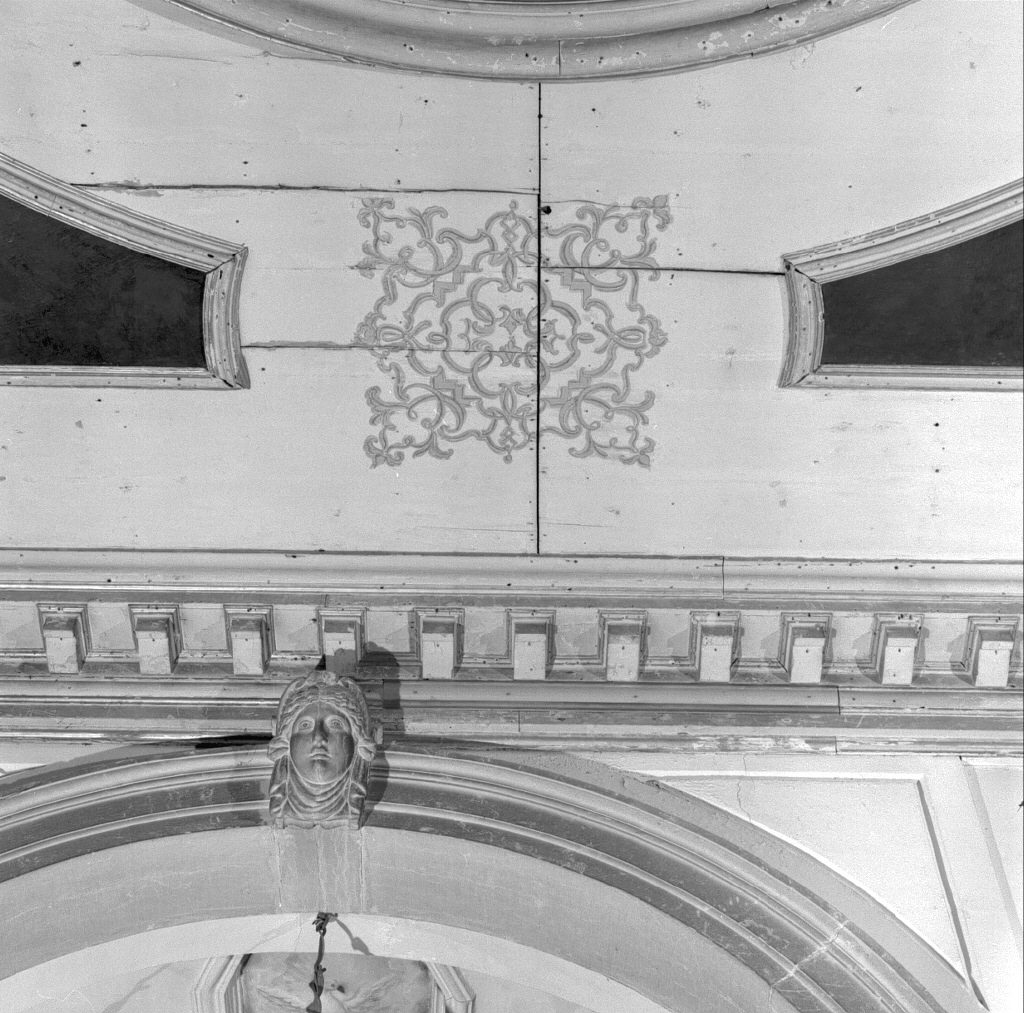 motivi decorativi a dentelli/ motivi decorativi geometrici (decorazione pittorica) - ambito veneto (sec. XVI)