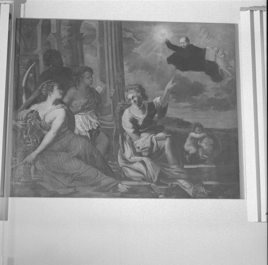 Sant'Ignazio di Loyola con il libro delle regole, Sant'Ignazio di Loyola (dipinto) - ambito veneto (sec. XVIII)