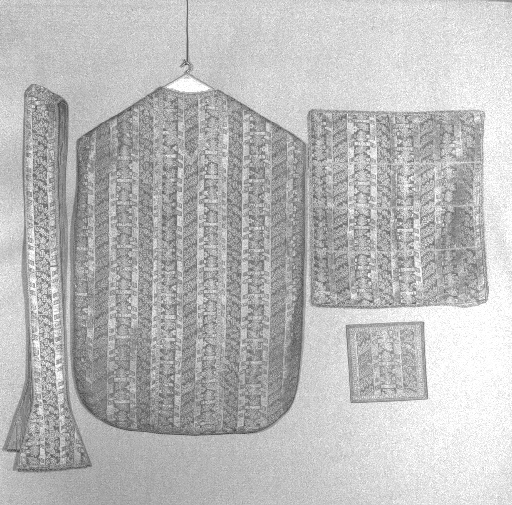 pianeta, elemento d'insieme - manifattura veneta (secc. XVIII/ XIX)