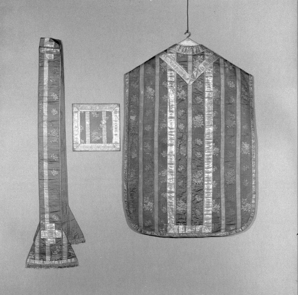 paramento liturgico, insieme - manifattura veneta (primo quarto sec. XIX)