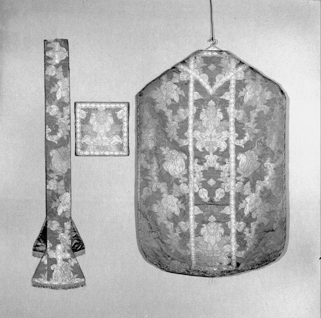 pianeta, elemento d'insieme - manifattura veneta (sec. XVIII)