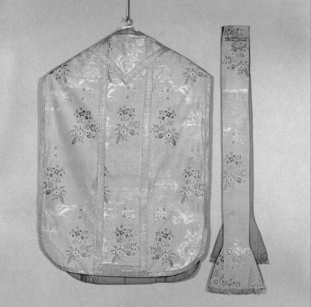 pianeta, elemento d'insieme - manifattura veneta (sec. XVIII)