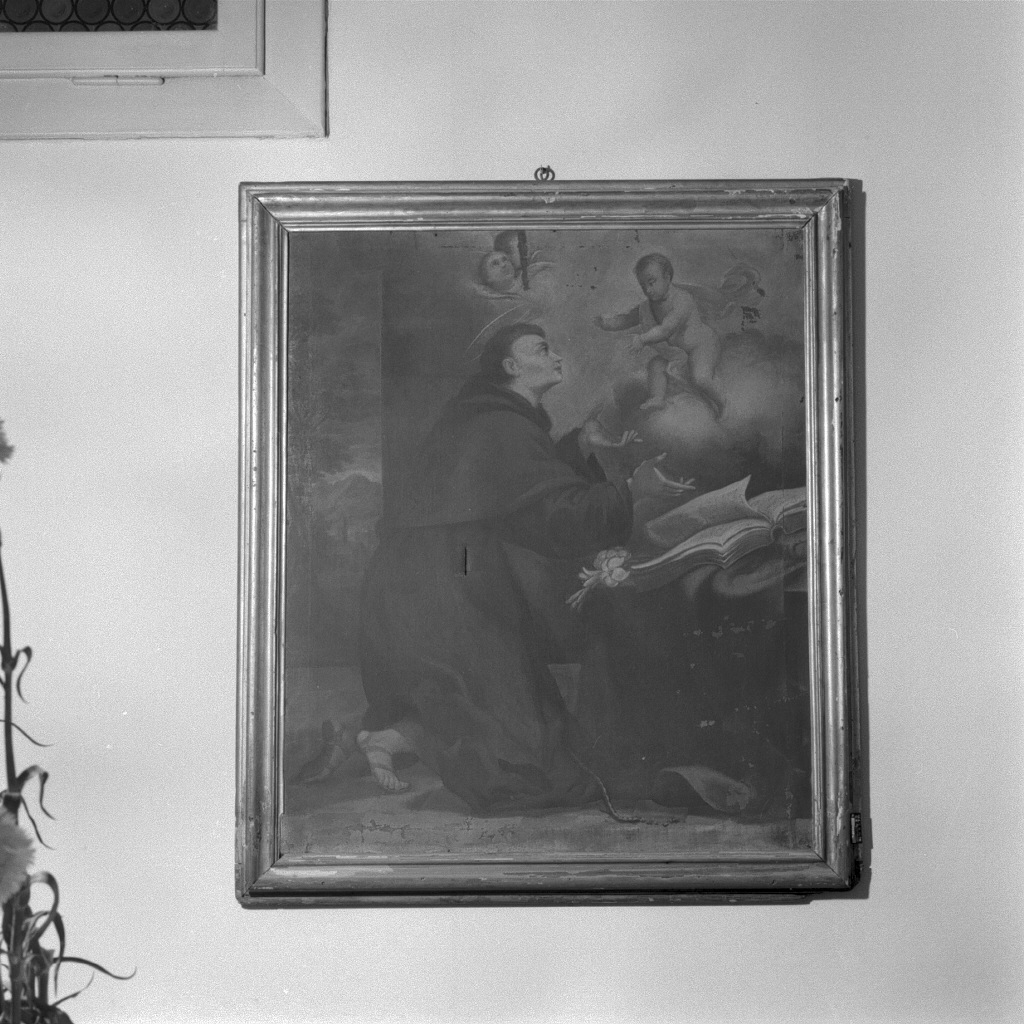 Sant'Antonio da Padova con il bambino (dipinto) - ambito veneto (sec. XIX)