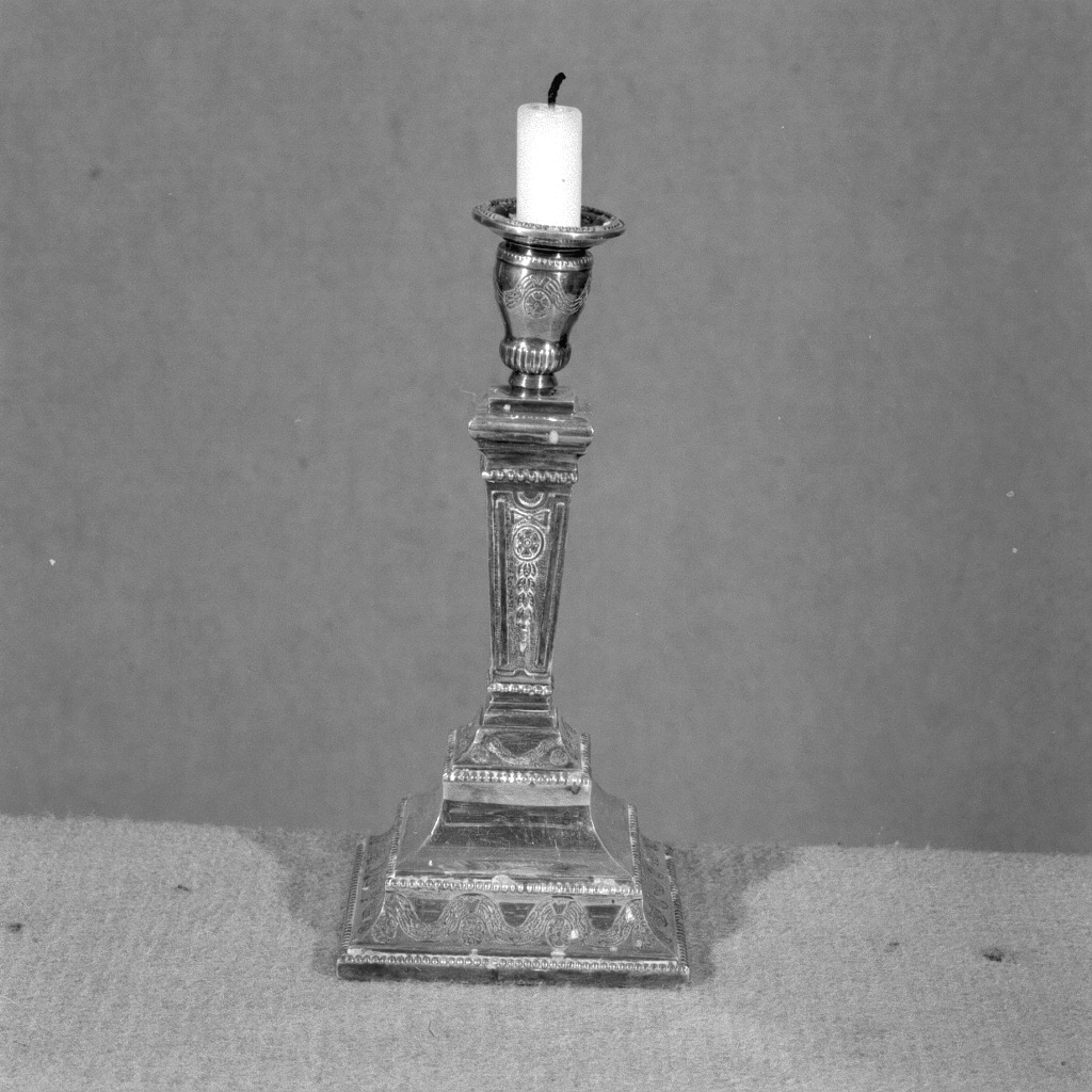 candeliere - ambito italiano (prima metà sec. XIX)
