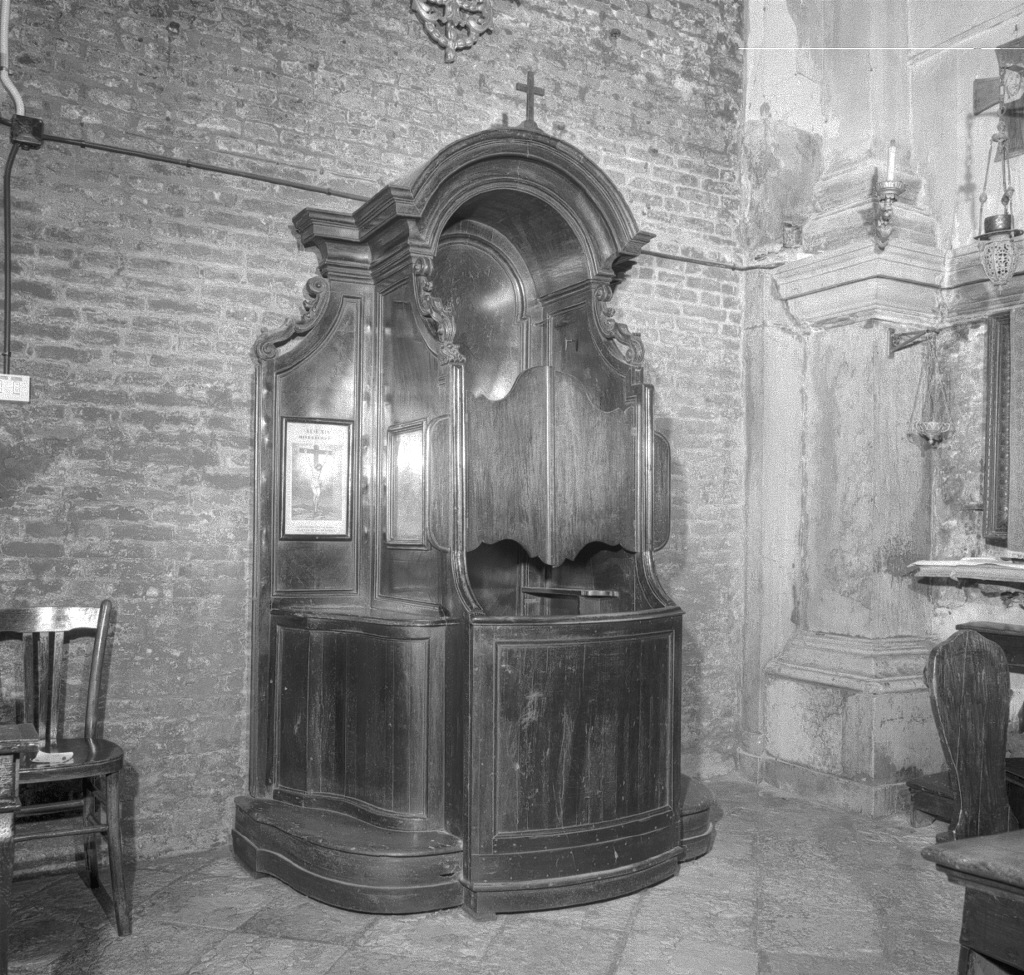 confessionale - ambito veneziano (fine/inizio secc. XVIII/ XIX)
