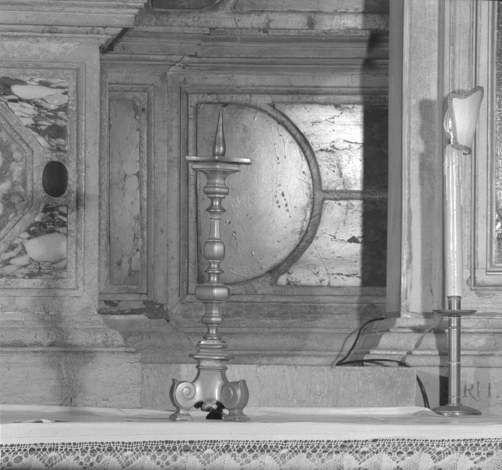 candeliere - ambito veneziano (sec. XIX)