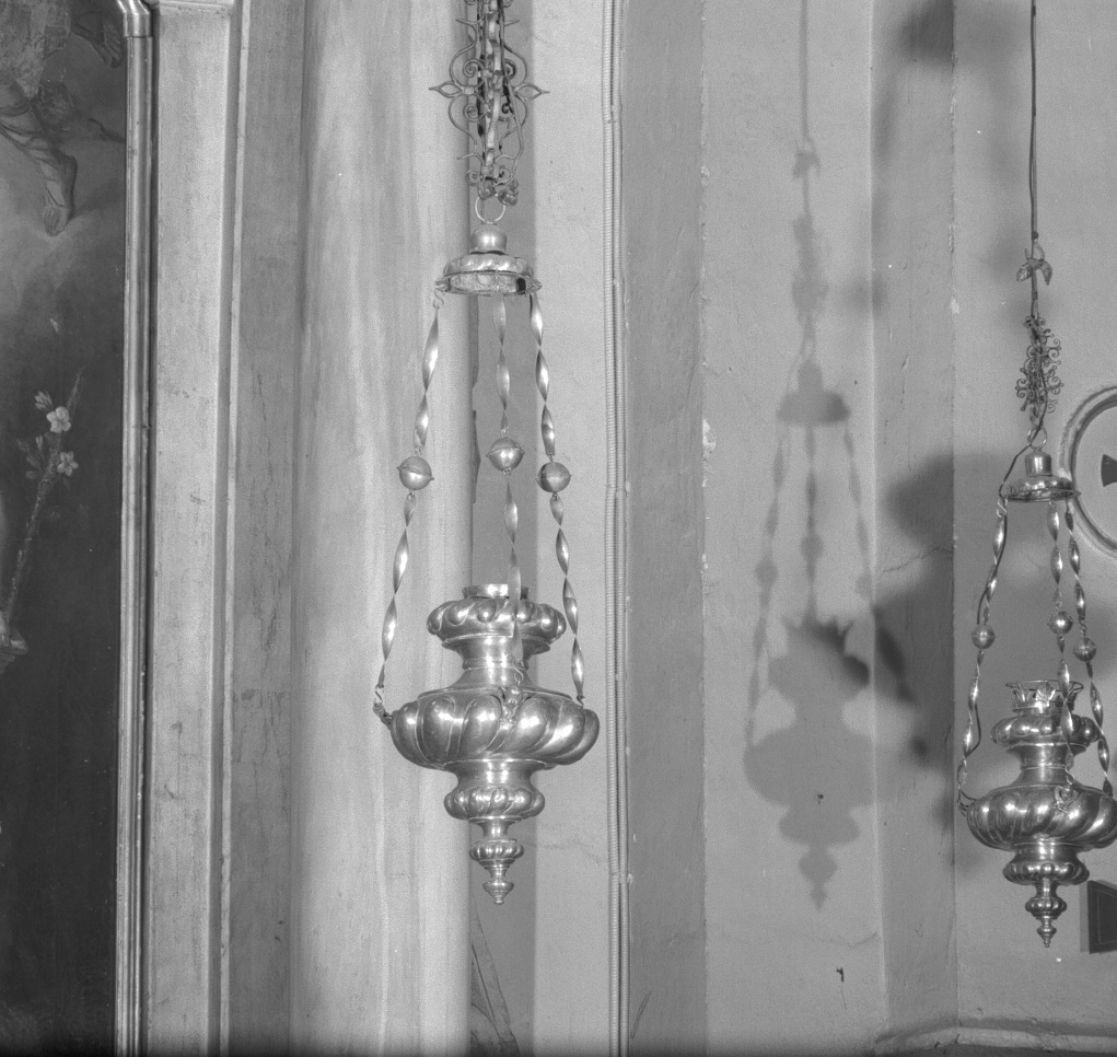 lampada pensile - ambito veneziano (sec. XIX)