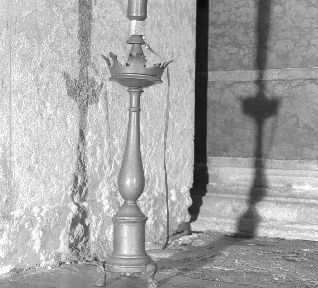 candeliere d'altare - ambito veneziano (sec. XIX)