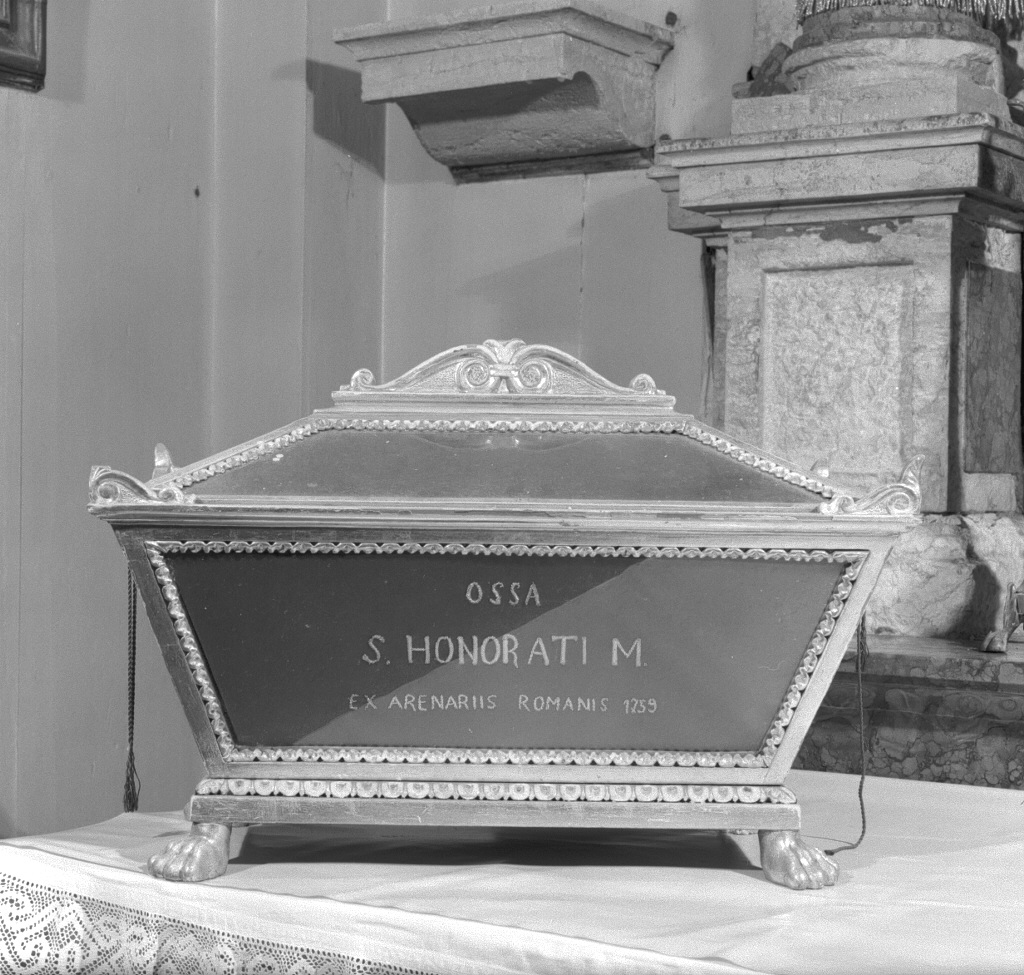 reliquiario - ambito veneziano (sec. XVIII)