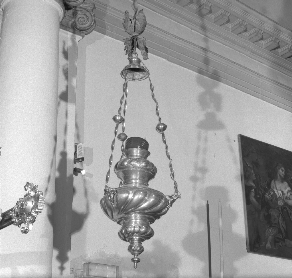 lampada pensile - ambito veneziano (sec. XIX)