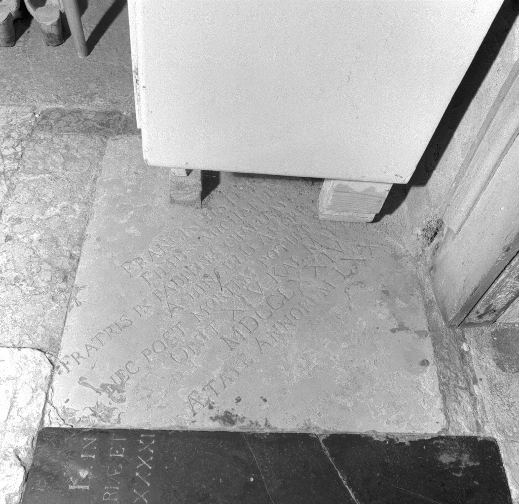 lapide tombale - ambito veneziano (sec. XVIII)