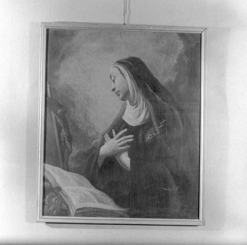 Santa Teresa d'Avila in preghiera (?), Santa Teresa d'Avila (dipinto) - ambito veneziano (sec. XVIII)