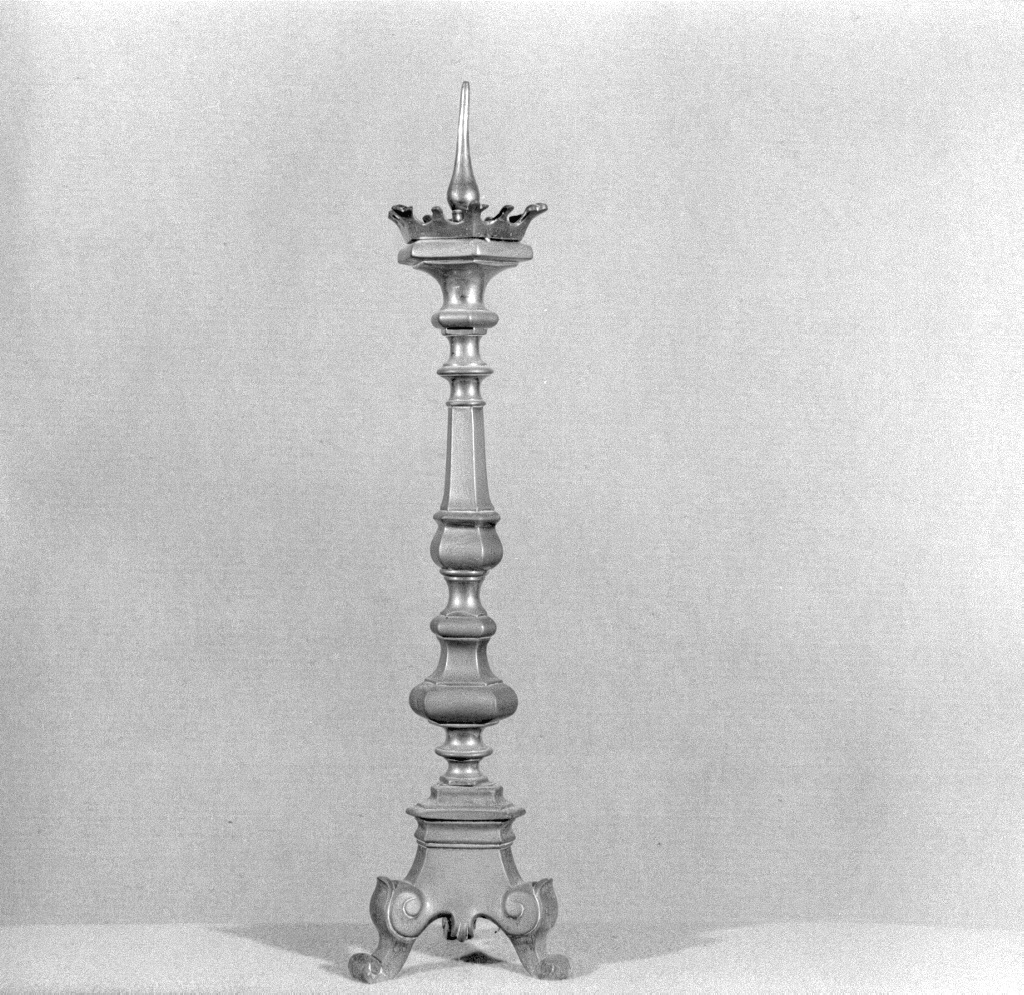 candeliere d'altare - ambito veneziano (sec. XIX)