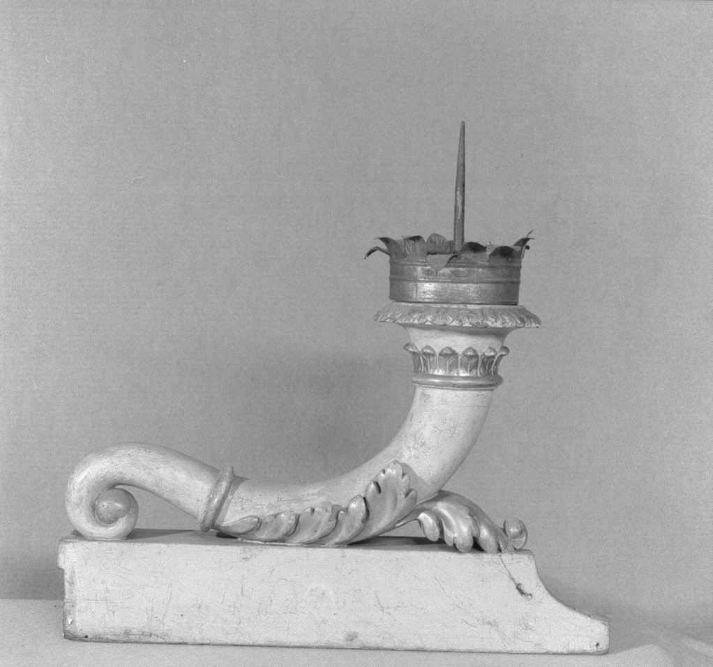 candeliere - ambito veneziano (sec. XIX)