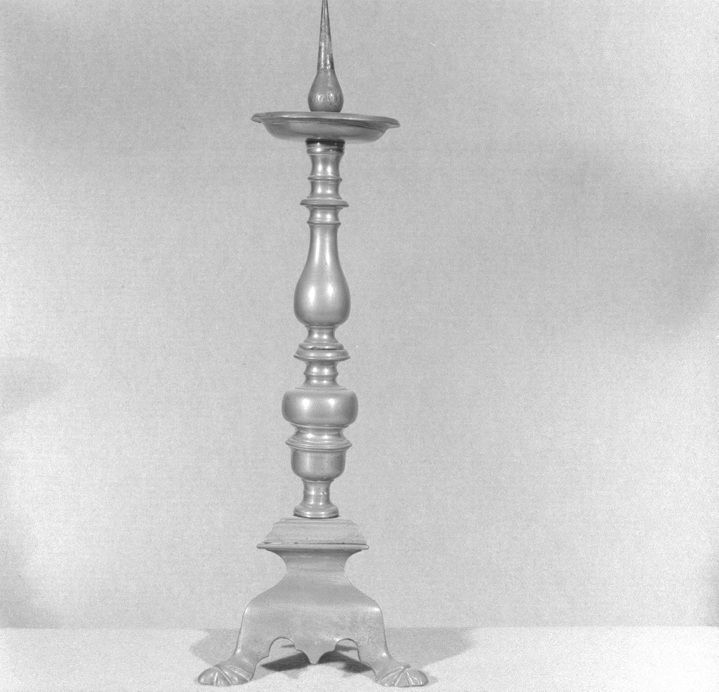 candeliere d'altare - ambito veneziano (sec. XIX)