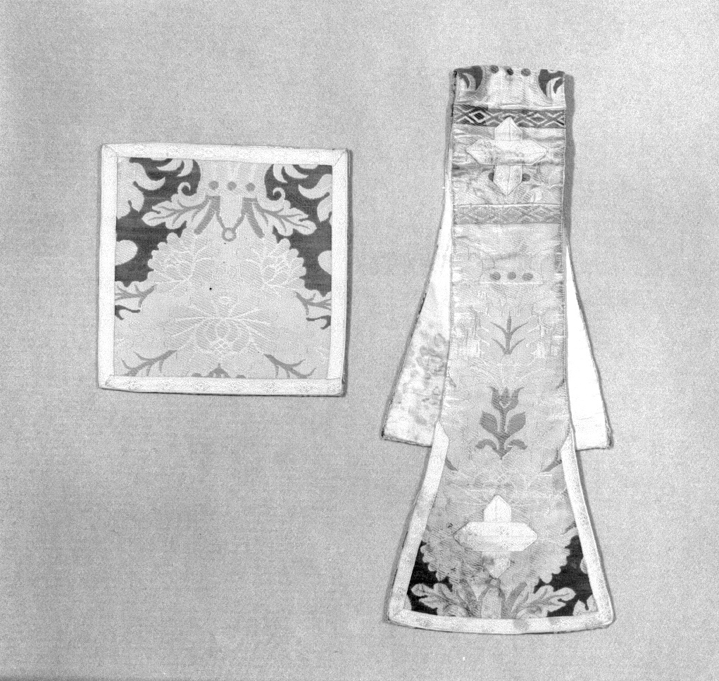 borsa del corporale - manifattura italiana (ultimo quarto sec. XVIII)